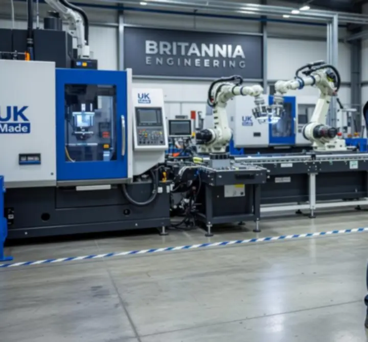 Manufacturing digital twin interface visualising real-time factory performance